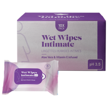 Lingettes intimes pour femme pH équilibré 3.5