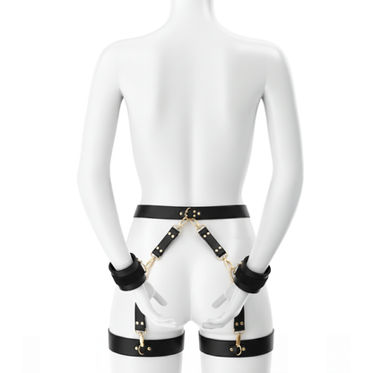 Ensemble ceinture de restriction avec masque pour les yeux